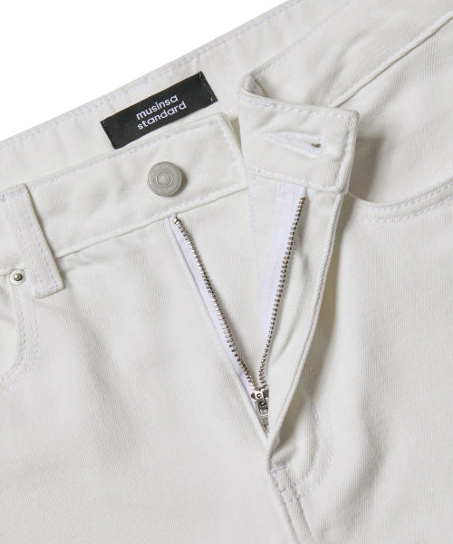 MUSINSA STANDARD WOMAN MUSINSA STANDARD WOMAN Denim Straight Pants White