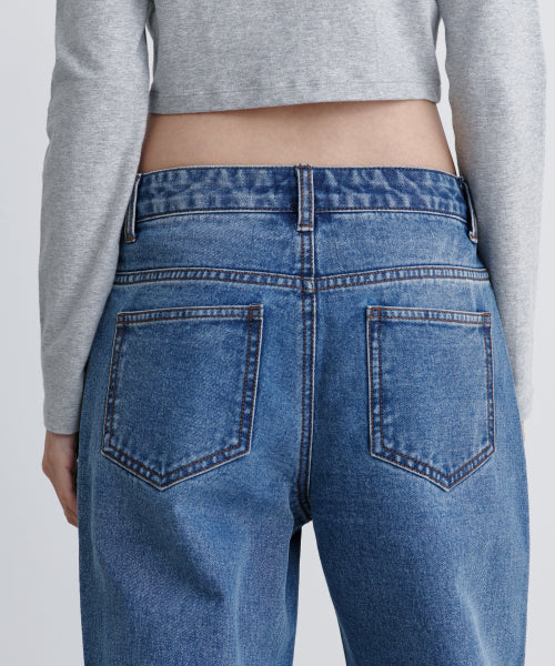 MUSINSA STANDARD WOMAN MUSINSA STANDARD WOMAN Denim Pants Medium Indigo