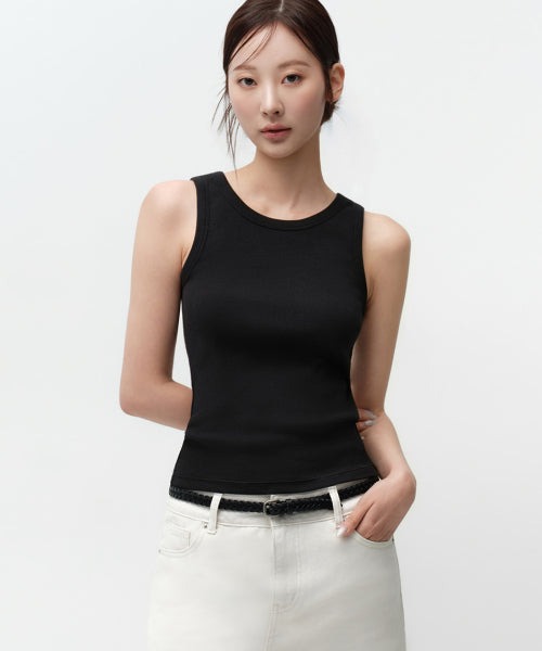 MUSINSA STANDARD WOMAN MUSINSA STANDARD WOMAN Women's Essential Tank Top Black