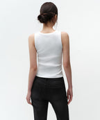 MUSINSA STANDARD WOMAN MUSINSA STANDARD WOMAN Women's Essential Tank Top [White]