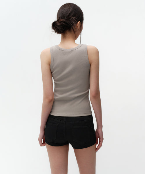 MUSINSA STANDARD WOMAN MUSINSA STANDARD WOMAN T-Shirt Women's Essential Tank Top [Greyish Beige]