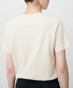 MUSINSA STANDARD WOMAN MUSINSA STANDARD WOMAN Women's Basic Crew Neck T-Shirt (Ecru)
