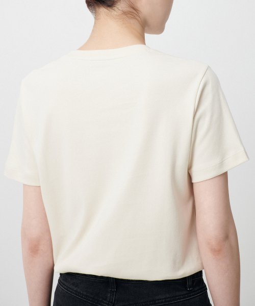MUSINSA STANDARD WOMAN MUSINSA STANDARD WOMAN Women's Basic Crew Neck T-Shirt (Ecru)