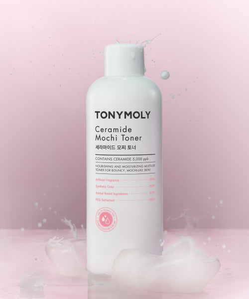 TONYMOLY Ceramide Mochi Toner 500ml (+ 50ml Mochi Toner + free cotton pad)