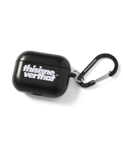 THISISNEVERTHAT THISISNEVERTHAT OL-Logo AirPods Pro Case Black