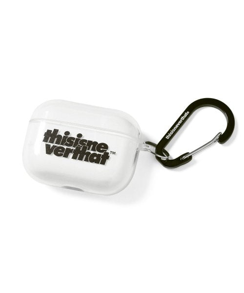 THISISNEVERTHAT THISISNEVERTHAT OL-Logo AirPods Pro 1 Case Clear