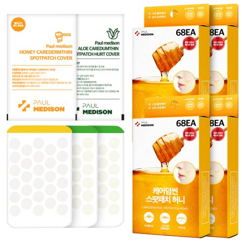 PAULMEDISON Carederm Scene Spot Patch Honey Kit 68 sheets x 4 sets (272 sheets)