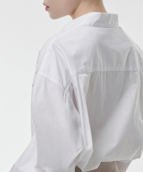 MUSINSA STANDARD WOMAN MUSINSA STANDARD WOMAN Cotton Nylon Oversized Shirt (White)