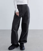 MUSINSA STANDARD WOMAN MUSINSA STANDARD WOMAN Women's Wide Cargo Pants Dark Gray