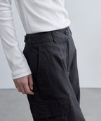 MUSINSA STANDARD WOMAN MUSINSA STANDARD WOMAN Women's Wide Cargo Pants Dark Gray
