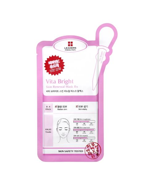 LEADERS COSMETICS Leaders Vita Bright Skin Renewal Mask RX 10 sheets