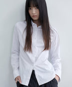 MUSINSA STANDARD WOMAN MUSINSA STANDARD WOMAN Slim Fit Shirt (White)