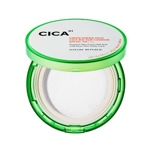 naturerepublic Green Derma Mild Cica Big Sun Cushion SPF50+PA++++