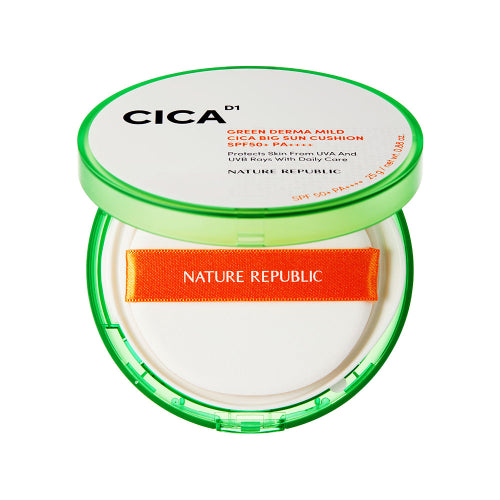 Nature Republic Nature Republic Green Derma Mild Cica Big Sun Cushion SPF50+