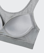 MUSINSA STANDARD WOMAN MUSINSA STANDARD WOMAN Women's Cotton Bra Top Medium Gray