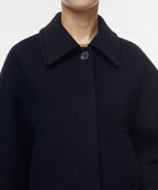 MUSINSA STANDARD WOMAN MUSINSA STANDARD WOMAN Coat Short Mac [Navy]