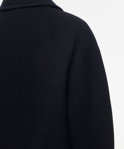 MUSINSA STANDARD WOMAN MUSINSA STANDARD WOMAN Coat Short Mac [Navy]