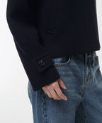 MUSINSA STANDARD WOMAN MUSINSA STANDARD WOMAN Coat Short Mac [Navy]