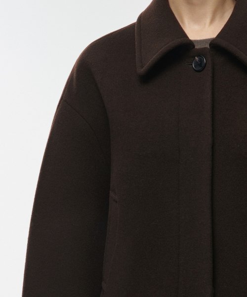 MUSINSA STANDARD WOMAN MUSINSA STANDARD WOMAN Women's Coat Dark Brown