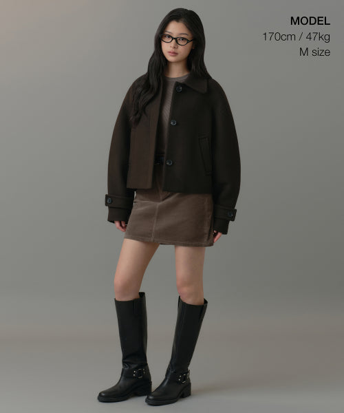 MUSINSA STANDARD WOMAN MUSINSA STANDARD WOMAN Women's Coat Dark Brown