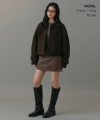 MUSINSA STANDARD WOMAN MUSINSA STANDARD WOMAN Women's Coat Dark Brown