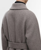 MUSINSA STANDARD WOMAN MUSINSA STANDARD WOMAN Coat Women's Cashmere Blend Balmacan Robe [Taupe]
