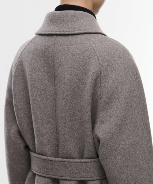 MUSINSA STANDARD WOMAN MUSINSA STANDARD WOMAN Coat Women's Cashmere Blend Balmacan Robe [Taupe]