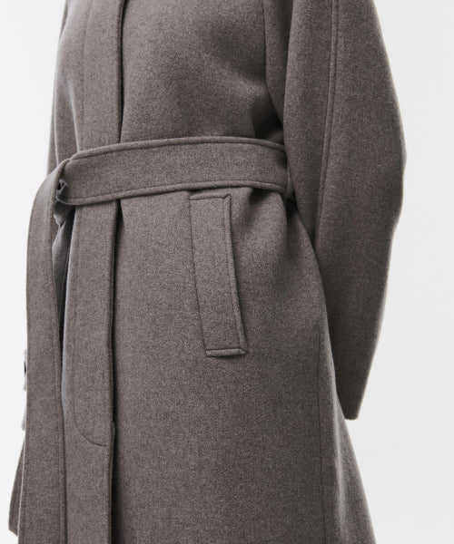 MUSINSA STANDARD WOMAN MUSINSA STANDARD WOMAN Coat Women's Cashmere Blend Balmacan Robe [Taupe]