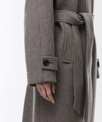 MUSINSA STANDARD WOMAN MUSINSA STANDARD WOMAN Coat Women's Cashmere Blend Balmacan Robe [Taupe]