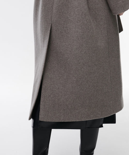MUSINSA STANDARD WOMAN MUSINSA STANDARD WOMAN Coat Women's Cashmere Blend Balmacan Robe [Taupe]