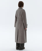 MUSINSA STANDARD WOMAN MUSINSA STANDARD WOMAN Coat Women's Cashmere Blend Balmacan Robe [Taupe]