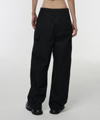 MUSINSA STANDARD WOMAN MUSINSA STANDARD WOMAN Women's Wide Carpenter Pants (Black)
