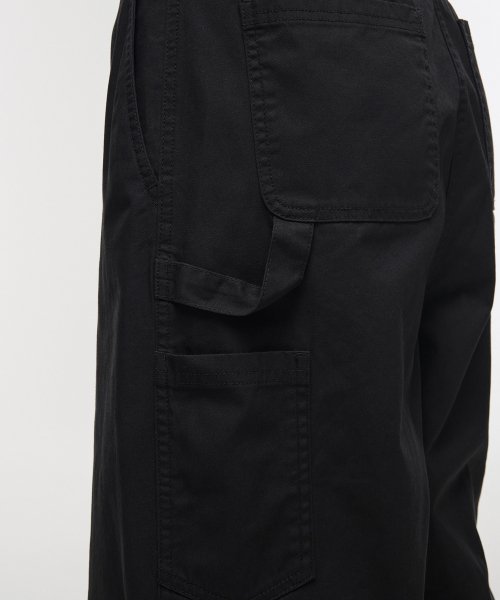 MUSINSA STANDARD WOMAN MUSINSA STANDARD WOMAN Women's Wide Carpenter Pants (Black)