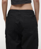MUSINSA STANDARD WOMAN MUSINSA STANDARD WOMAN Women's Wide Carpenter Pants (Black)