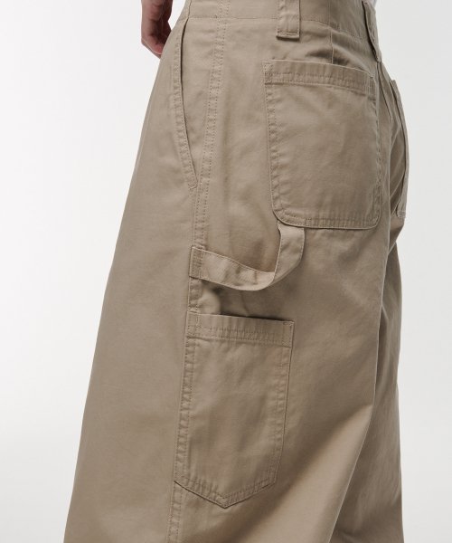 MUSINSA STANDARD WOMAN MUSINSA STANDARD WOMAN Women's Wide Carpenter Pants (Beige)
