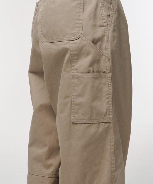 MUSINSA STANDARD WOMAN MUSINSA STANDARD WOMAN Women's Wide Carpenter Pants (Beige)