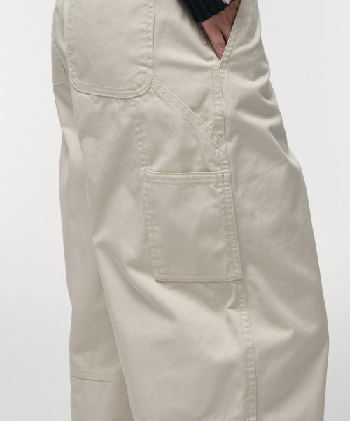 MUSINSA STANDARD WOMAN MUSINSA STANDARD WOMAN Women's Wide Carpenter Pants Cream