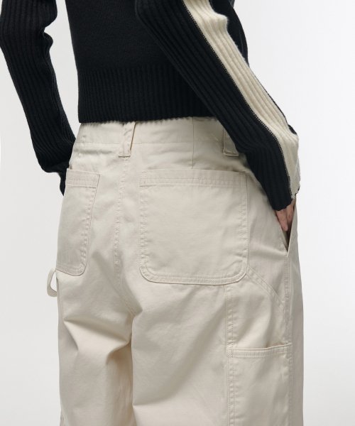 MUSINSA STANDARD WOMAN MUSINSA STANDARD WOMAN Women's Wide Carpenter Pants Cream
