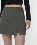 MUSINSA STANDARD WOMAN MUSINSA STANDARD WOMAN Women's Slit Mini Skirt Light Khaki