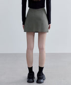 MUSINSA STANDARD WOMAN MUSINSA STANDARD WOMAN Women's Slit Mini Skirt Light Khaki
