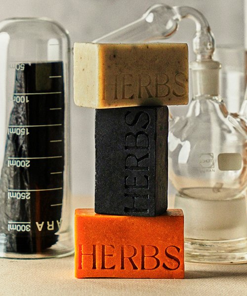 HERBS SEOUL [Pouch gift] Anti-Hair Loss Shampoo Bar Black Bar Mildly acidic non-irritating hair care & 2 pack dual set 200g