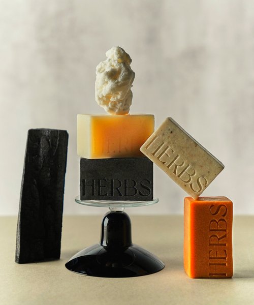 HERBS SEOUL [Pouch gift] Hydrating shampoo bar moisture moisturizing oatmeal bar mildly acidic non-irritating dry hair & 2 pack dual set 200g