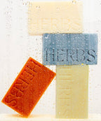 HERBS SEOUL [Pouch gift] No Sebum Shampoo Bar Oil-free Brick Bar (mildly acidic, non-irritating) for oily hair & 2 pack dual set 200g