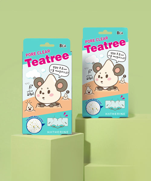 HATHERINE HATHERINE Pore Clear Nose Pack 8 Sheets (Tea Tree)