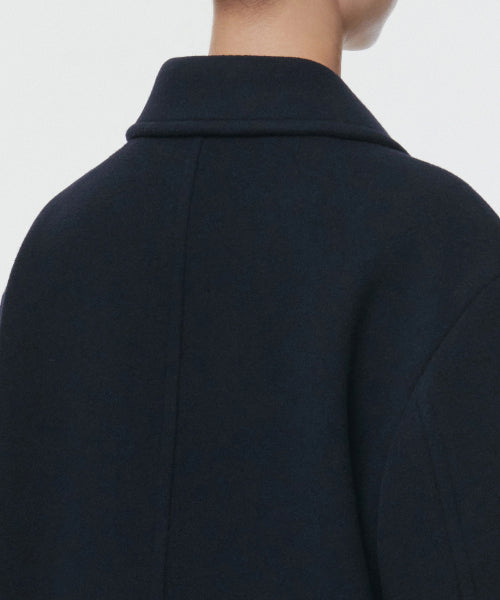 MUSINSA STANDARD WOMAN MUSINSA STANDARD WOMAN Women's Coat Navy