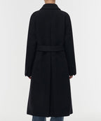 MUSINSA STANDARD WOMAN MUSINSA STANDARD WOMAN Coat Women's Cashmere Blend Trench Coat [Black]