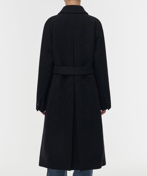 MUSINSA STANDARD WOMAN MUSINSA STANDARD WOMAN Coat Women's Cashmere Blend Trench Coat [Black]