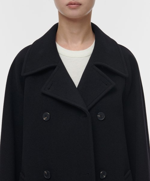 MUSINSA STANDARD WOMAN MUSINSA STANDARD WOMAN Coat Women's Cashmere Blend Trench Coat [Black]