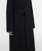 MUSINSA STANDARD WOMAN MUSINSA STANDARD WOMAN Coat Women's Cashmere Blend Trench Coat [Black]