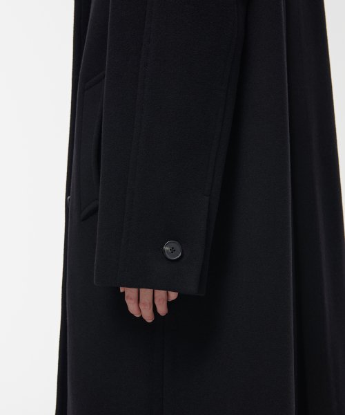 MUSINSA STANDARD WOMAN MUSINSA STANDARD WOMAN Coat Women's Cashmere Blend Trench Coat [Black]